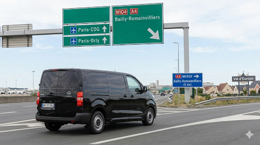 Van Transfer Bailly-Romainvilliers